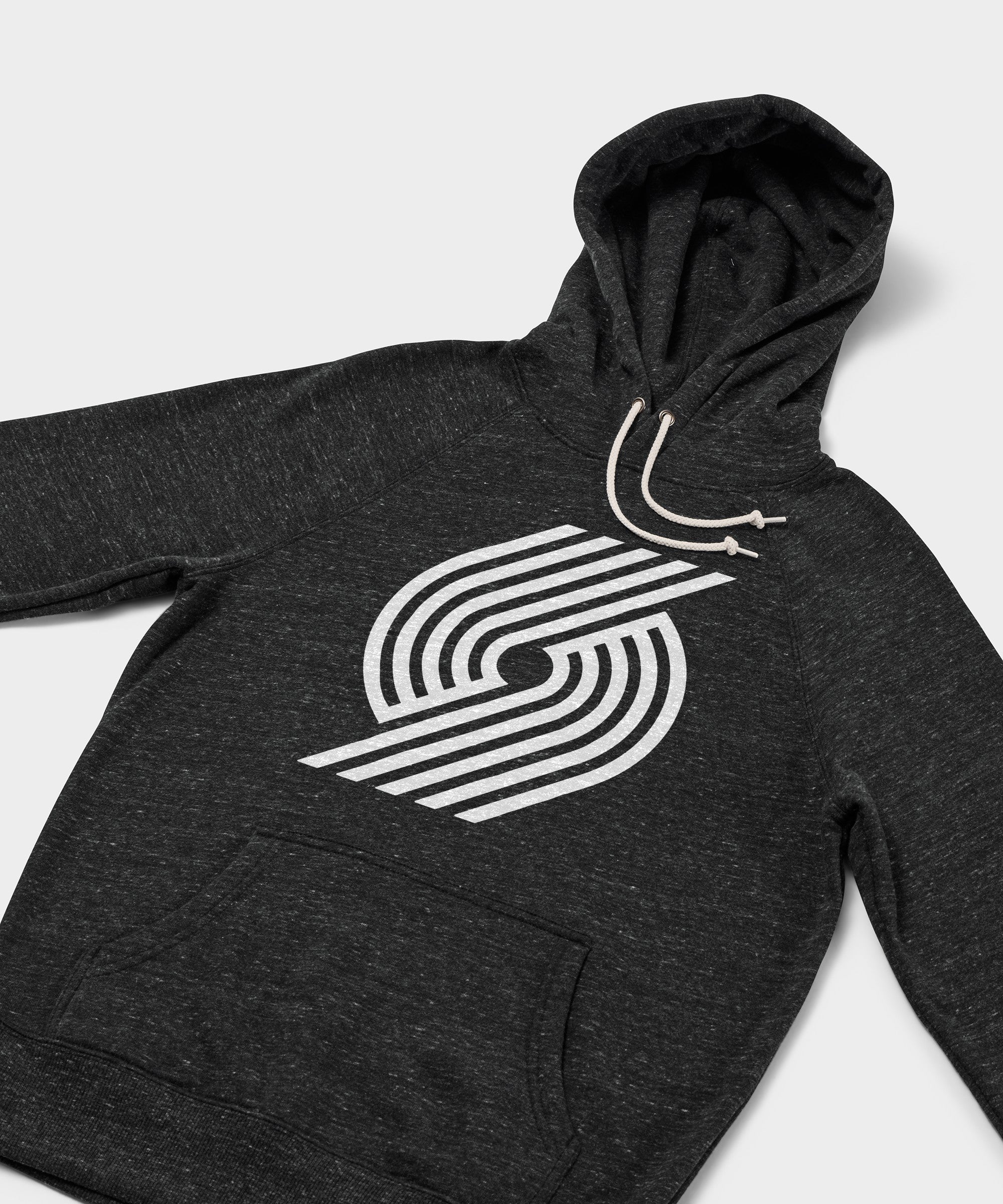 Portland Trail Blazers Blacktop Logo Hoodie