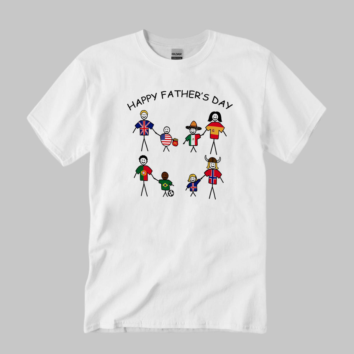 Portugal Spain Happy Father’s Day Shirt