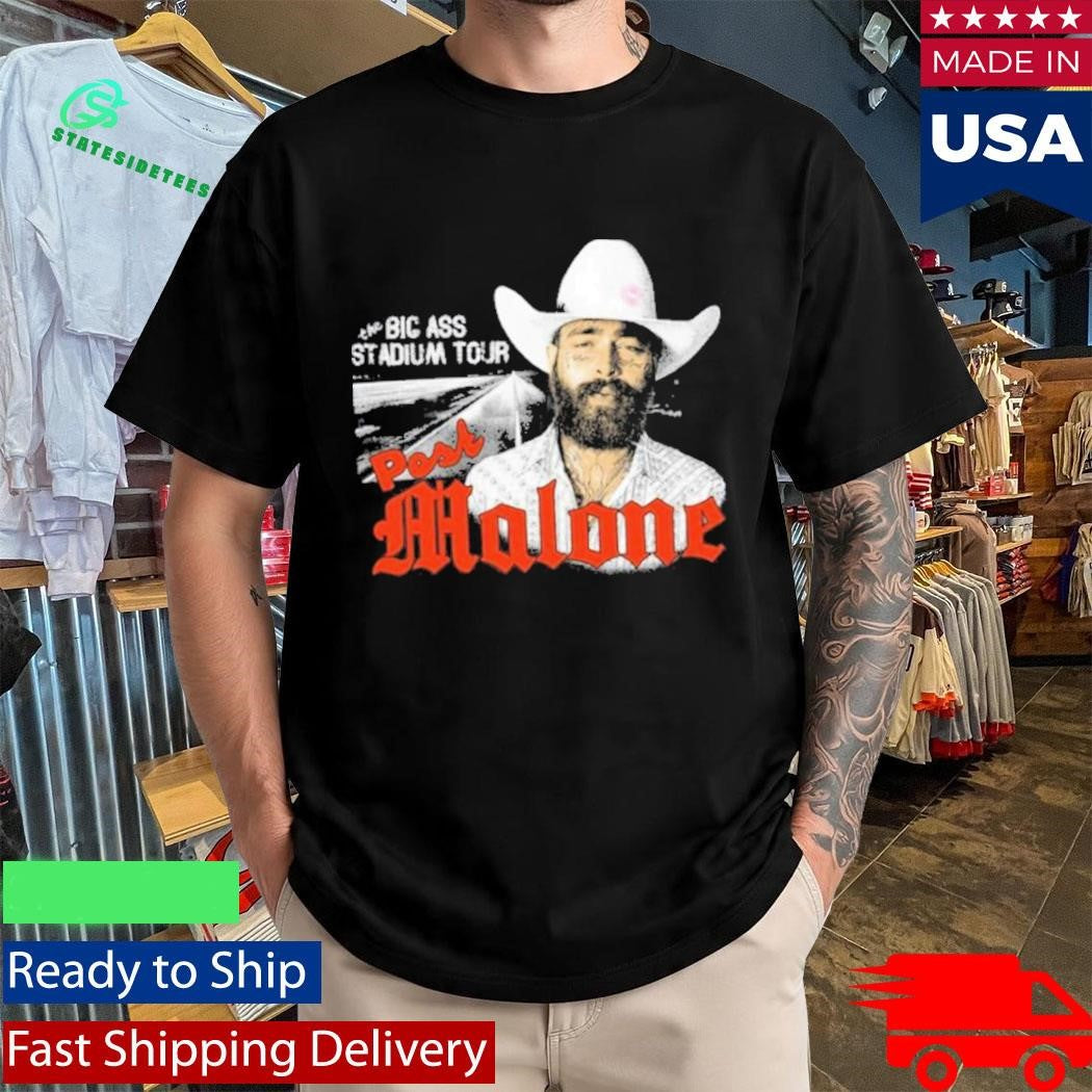 Post Malone Big Ass Stadium Tour Photo Shirt