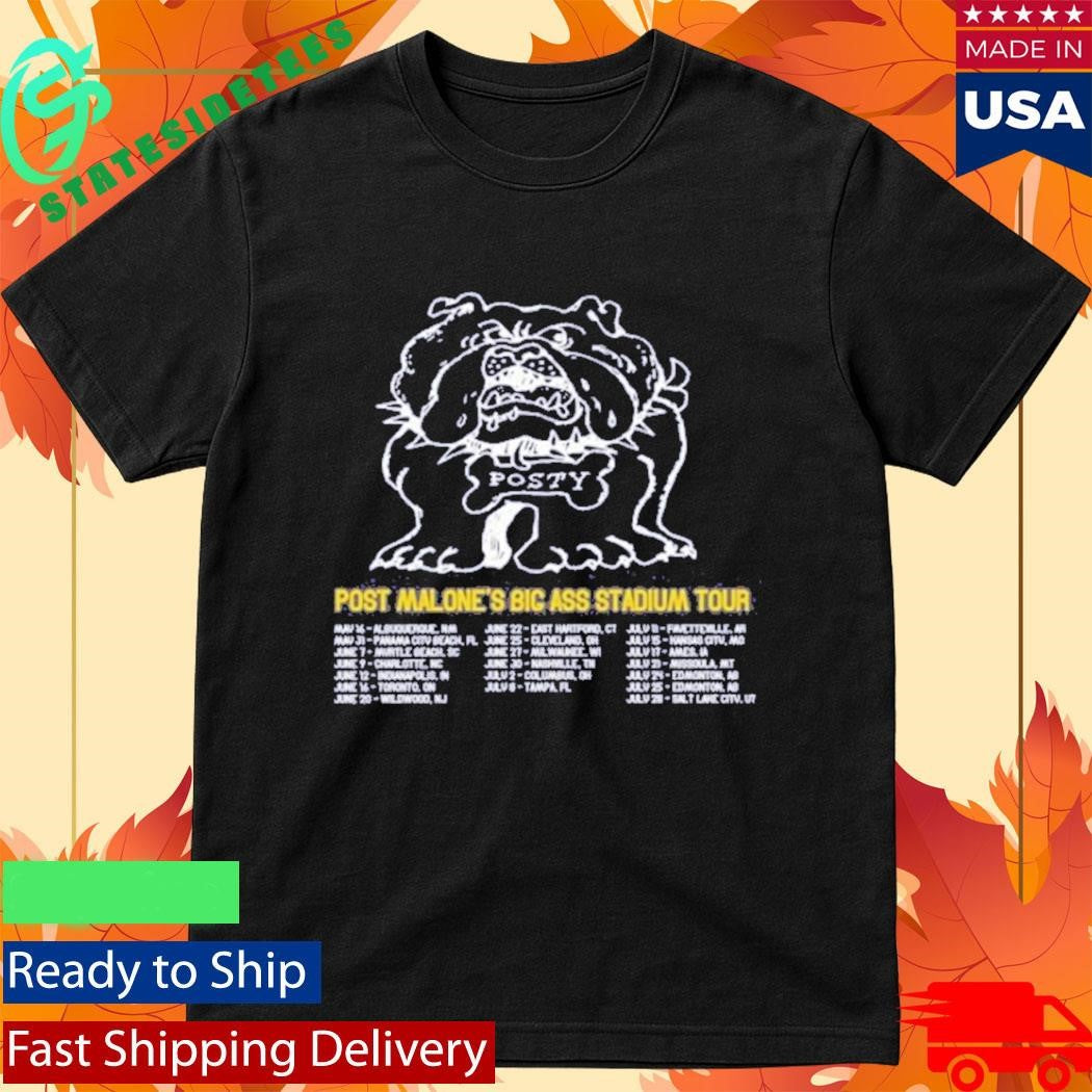 Post Malone Posty Bulldog Shirt