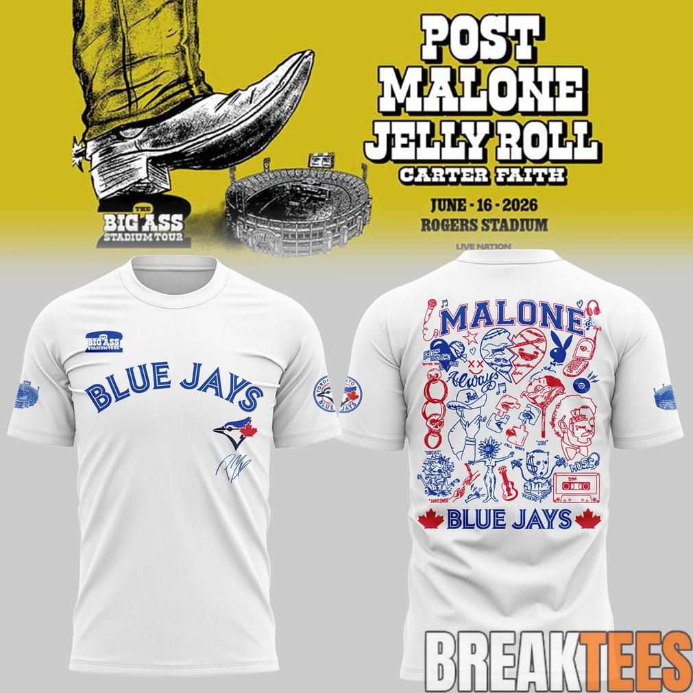 Post Malone The BIG ASS Stadium Tour 2026 At Rogers Stadium Hoodie