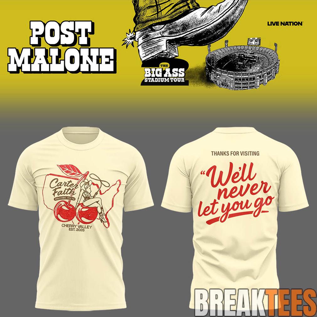 Post Malone – The BIG ASS Stadium Tour 2026 Shirt
