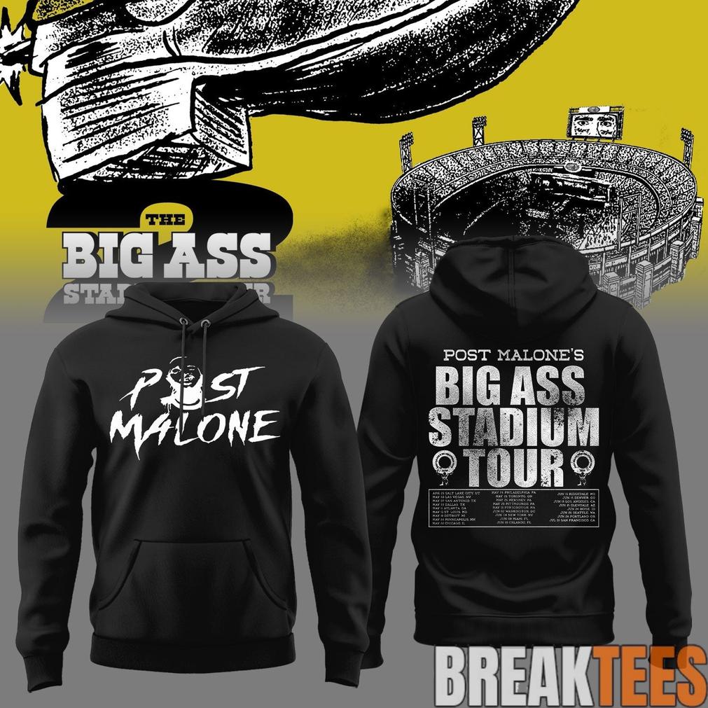 Post Malone The Big Ass Stadium Tour 2026 Hoodie