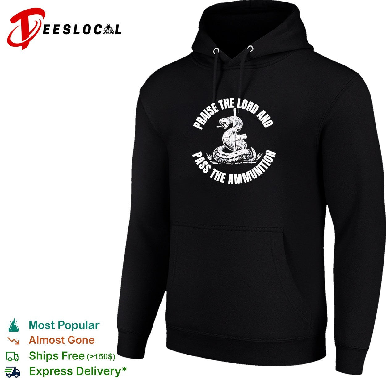 Praise The Lord and Pass The Ammunition Snake shirt
