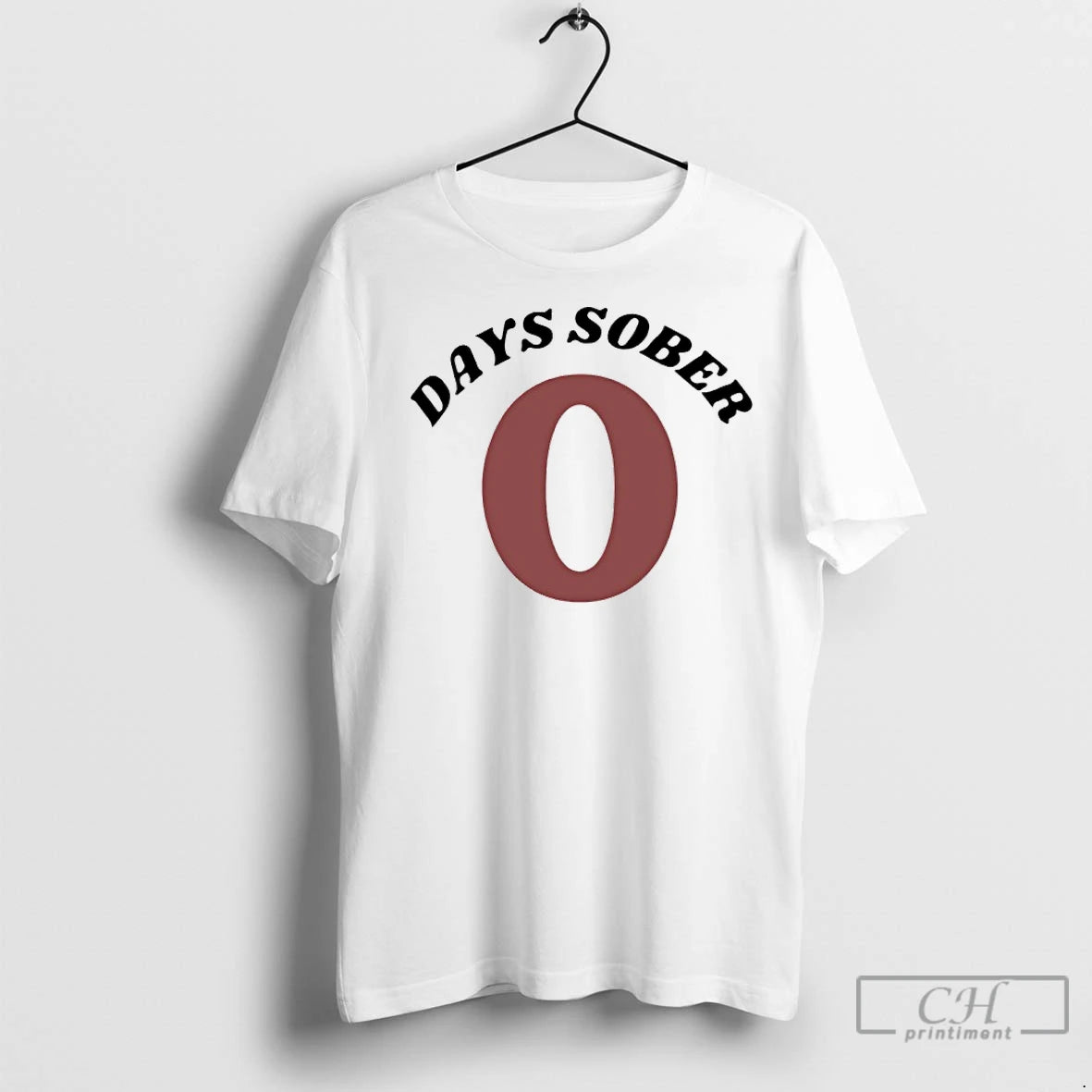 Premium 0 Days Sober Shirt Hoodie Sweatshirt | PurePodTees.com