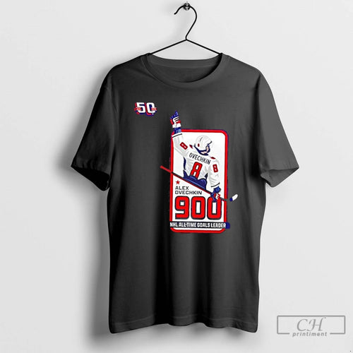 Premium 2025 Alexander Ovechkin Washington Capitals 900 Most Goals In Nhl History 2 Sided Shirt Hoodie Sweatshirt
