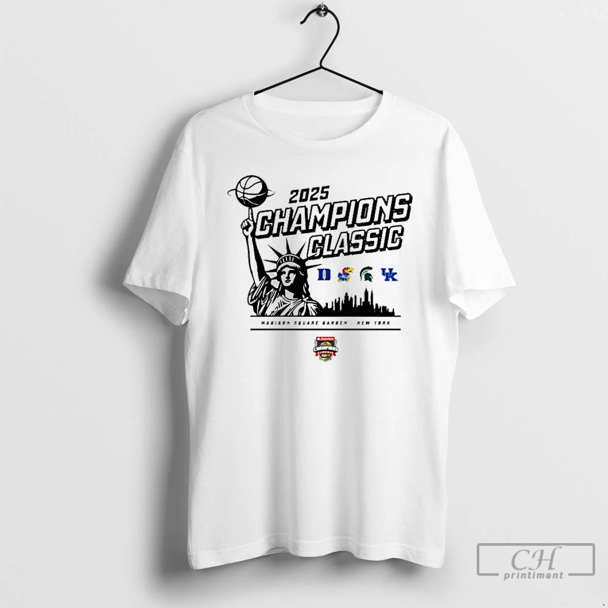 Premium 2025 Champions Classic Duke Kansas Michigan State And Kentucky Madison Square Garden New York Shirt Hoodie Sweatshirt