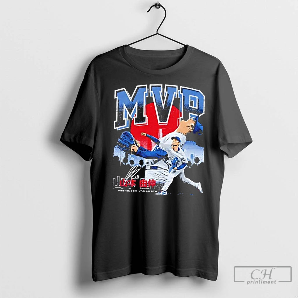 Premium 2025 Championship Los Angeles Dodgers Mvp Yoshinobu Yamamoto Shirt Hoodie Sweatshirt | PurePodTees.com