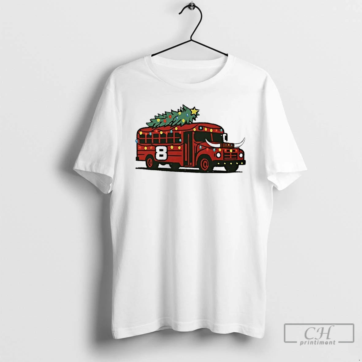 Premium 2025 Christmas Bus 8 Shirt Hoodie Sweatshirt | PurePodTees.com