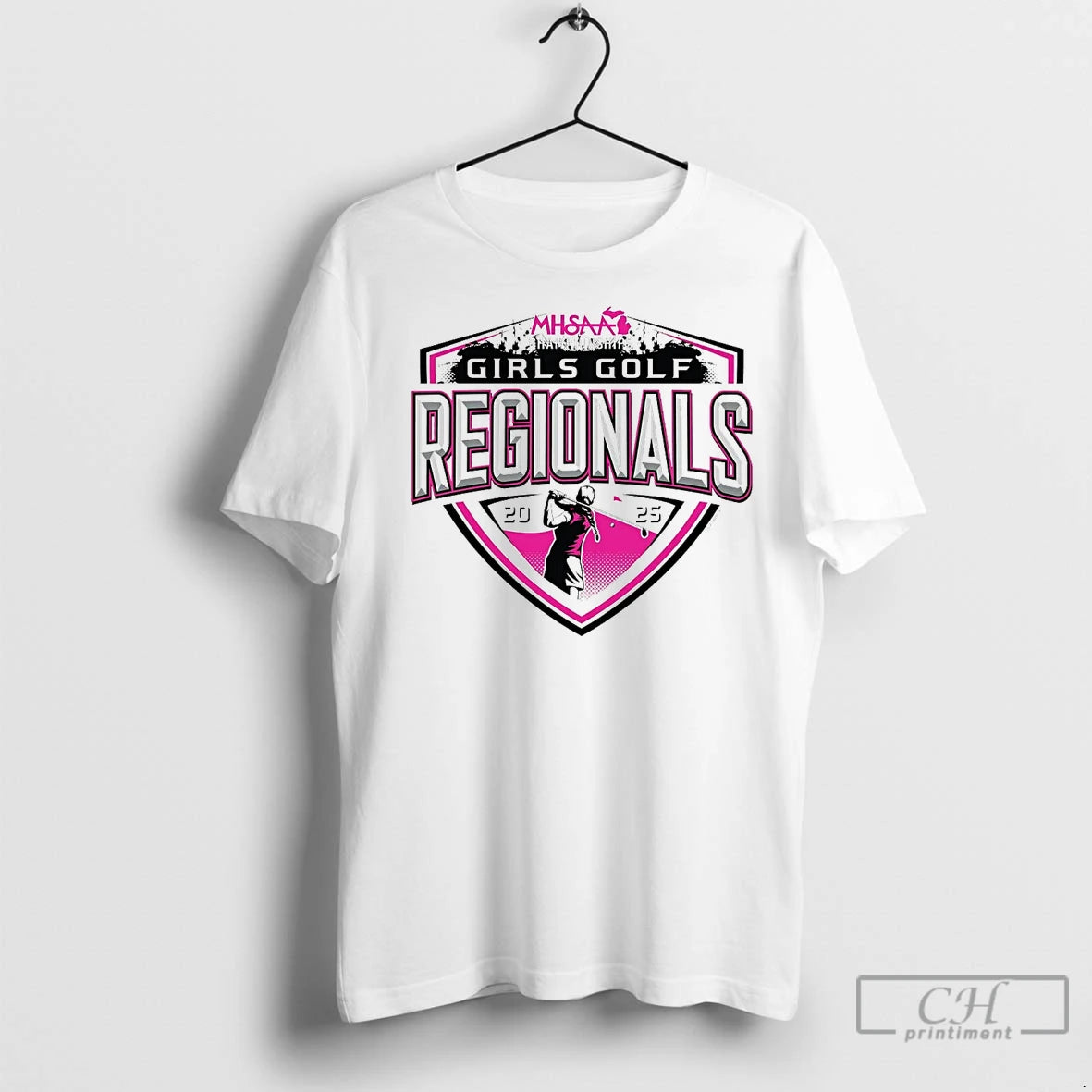 Premium 2025 Mhsaa Girls Golf Regionals Shirt Hoodie Sweatshirt | PurePodTees.com