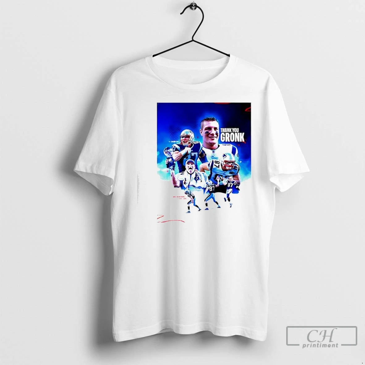 Premium 2025 Patriot Thank You Gronk Graphic Shirt Hoodie Sweatshirt | PurePodTees.com