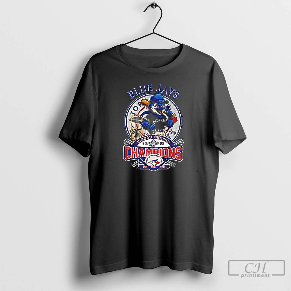 Premium 2025 Toronto Blue Jays Baseball World Series Champions Funny Mascot T Shirts Hoodie Sweatshirt | PurePodTees.com
