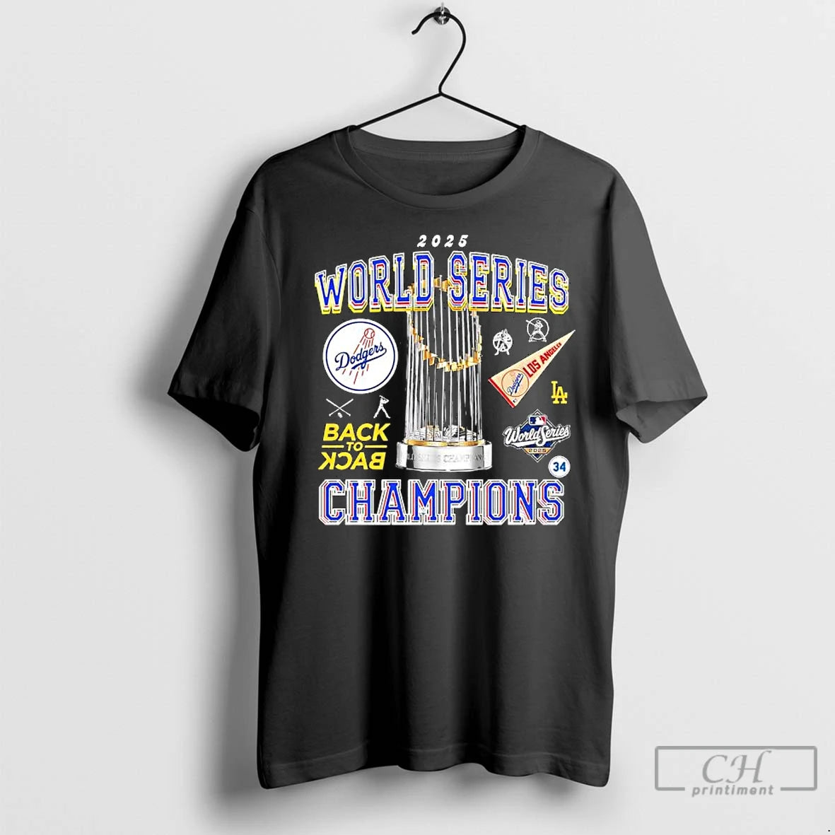 Premium 2025 World Series Champions Dodgers Los Angeles Dodgers Back To Back Shirt Hoodie Sweatshirt | PurePodTees.com
