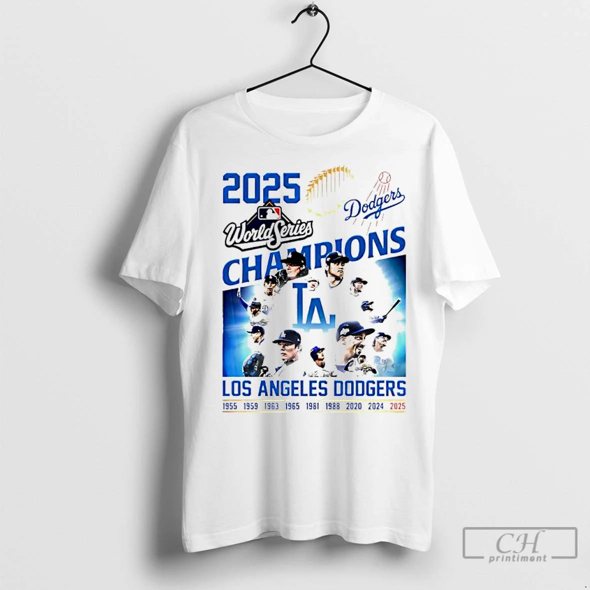 Premium 2025 World Series Champions La Dodgers Baseball Shirt Hoodie Sweatshirt | PurePodTees.com