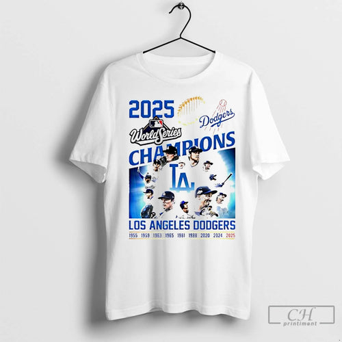 Premium 2025 World Series Champions La Dodgers Baseball Shirt Hoodie Sweatshirt | PurePodTees.com