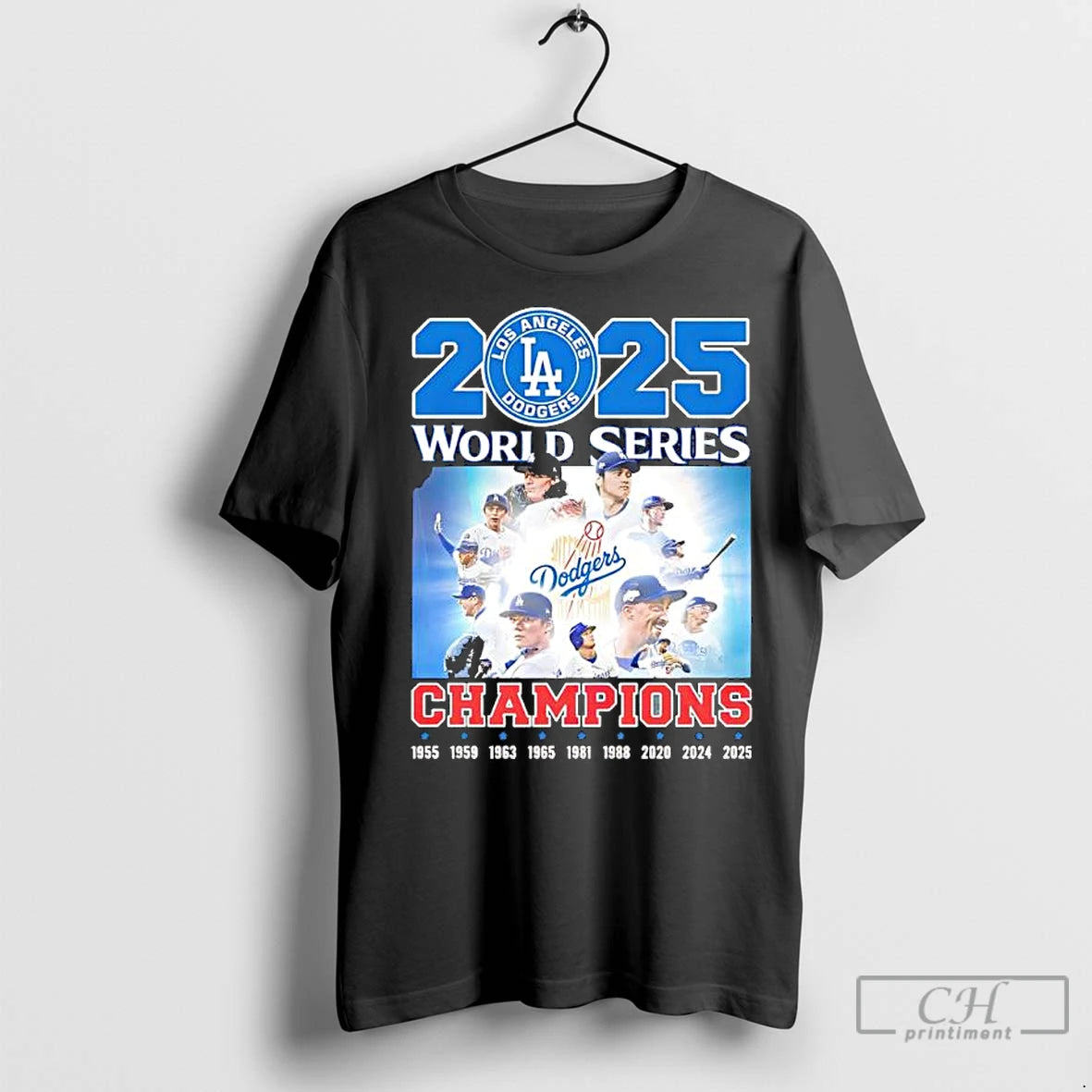 Premium 2025 World Series Champions La Dodgers Graphic Shirt Hoodie Sweatshirt | PurePodTees.com