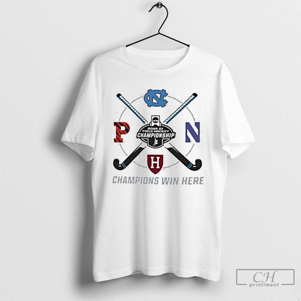 Premium 4 Team 2025 Ncaa Di Field Hockey Semifinals Shirt Hoodie Sweatshirt | PurePodTees.com