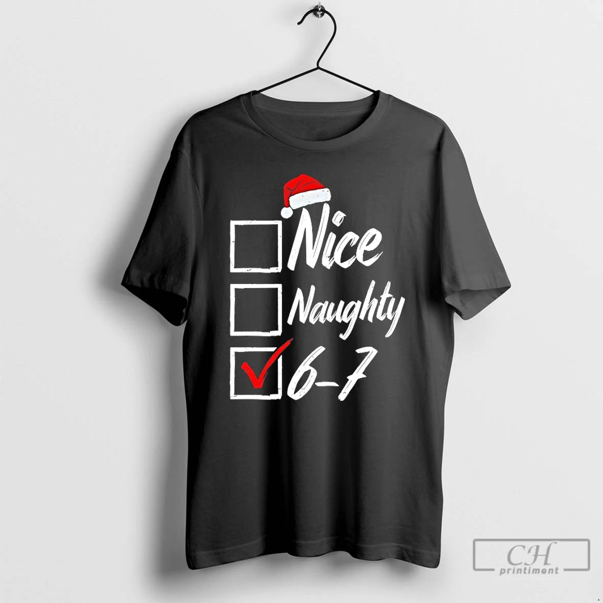 Premium 6 7 Nice Naughty 67 Christmas T Shirts Hoodie Sweatshirt | PurePodTees.com