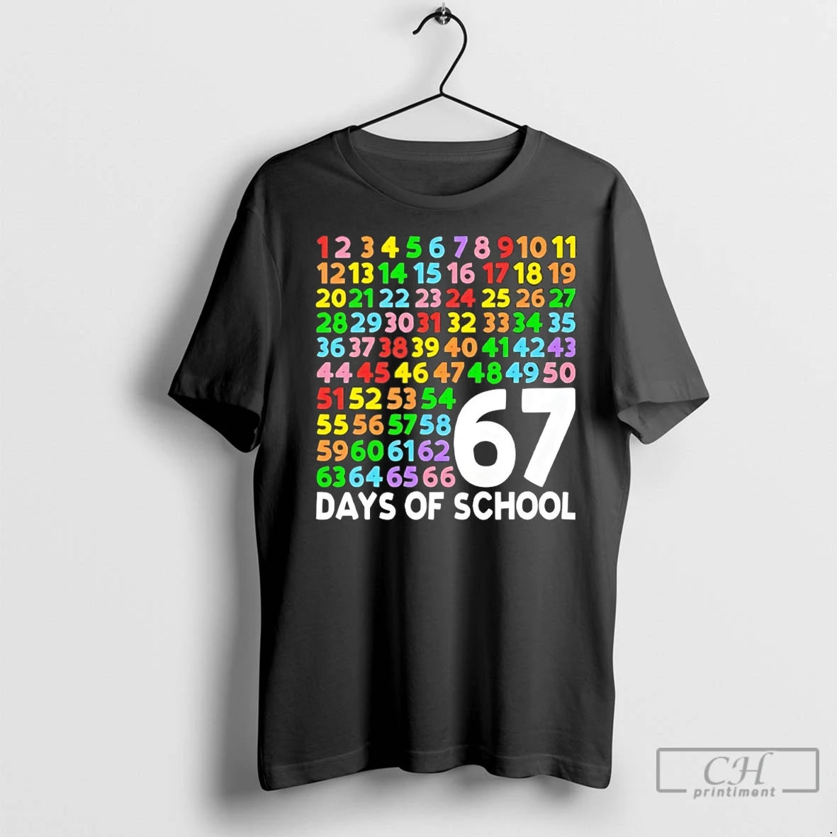 Premium 67 Days Of School Six Seven Meme Shirt Hoodie Sweatshirt | PurePodTees.com
