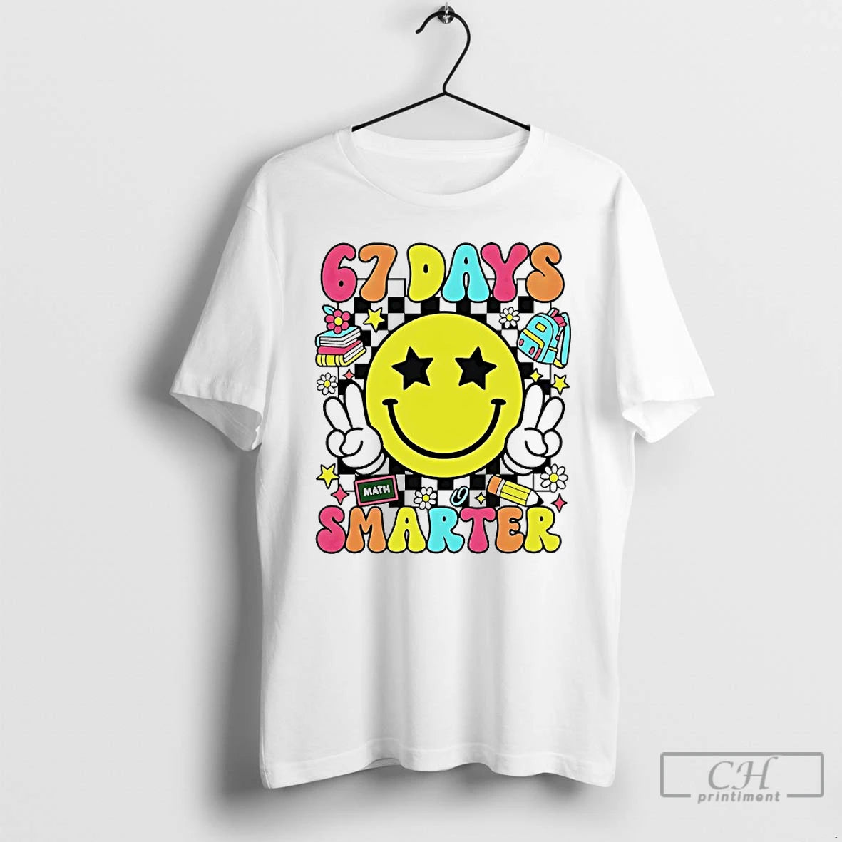 Premium 67 Days Smarter Students Teacher T Shirts Hoodie Sweatshirt | PurePodTees.com