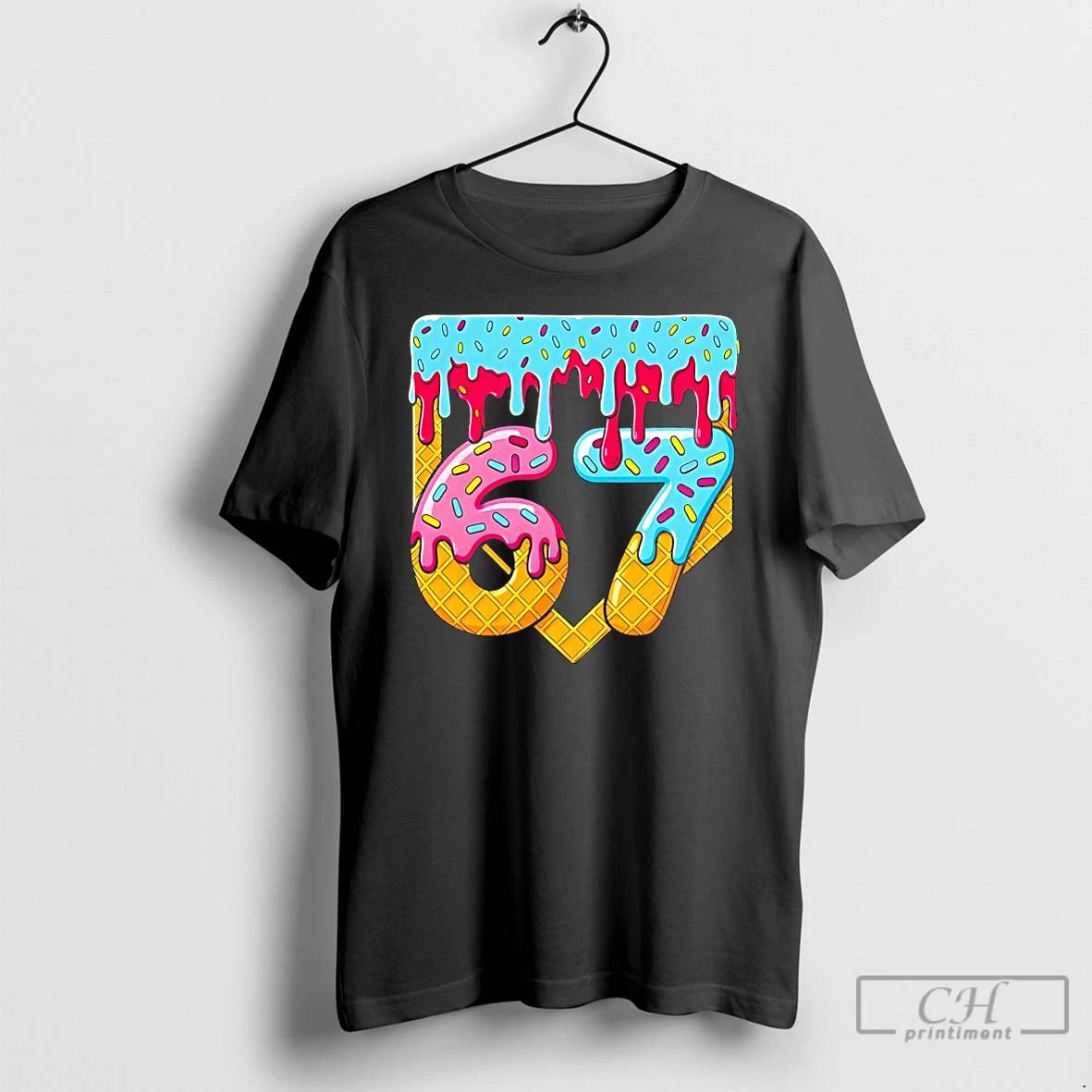 Premium 67 Ice Cream Drip Meme T Shirts Hoodie Sweatshirt | PurePodTees.com