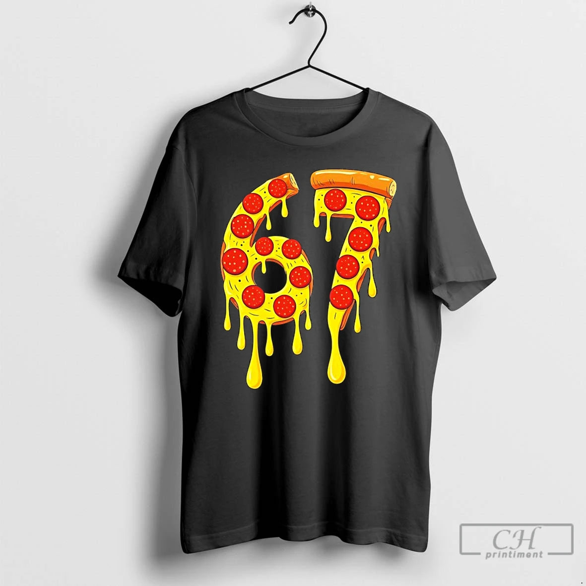 Premium 67 Pizza Slice School T Shirts Hoodie Sweatshirt | PurePodTees.com