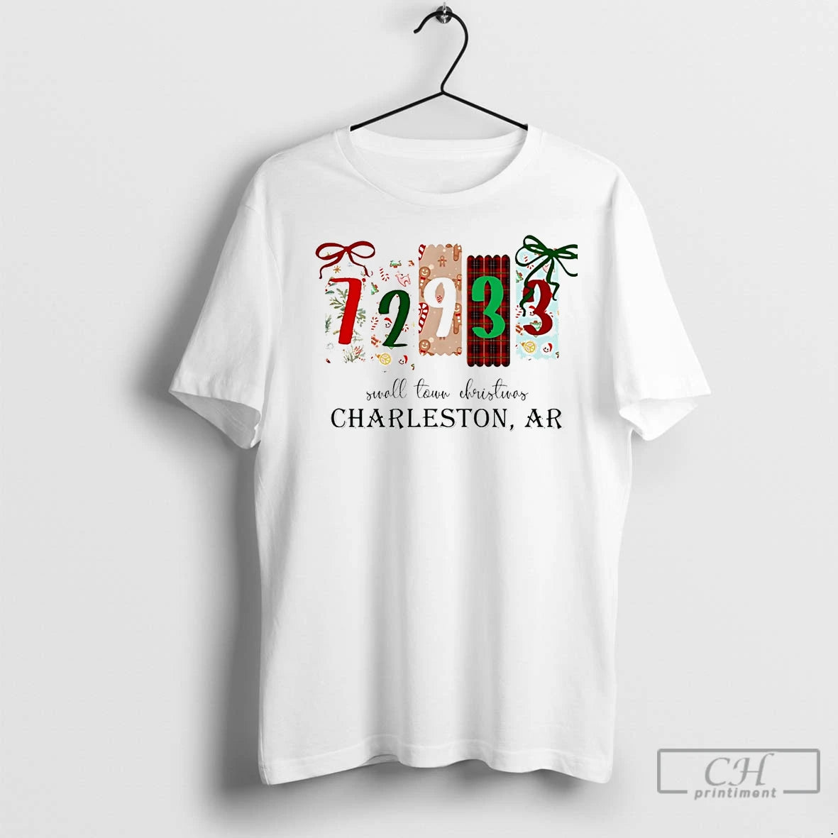 Premium 72933 Small Town Christmas Charleston Shirt Hoodie Sweatshirt | PurePodTees.com