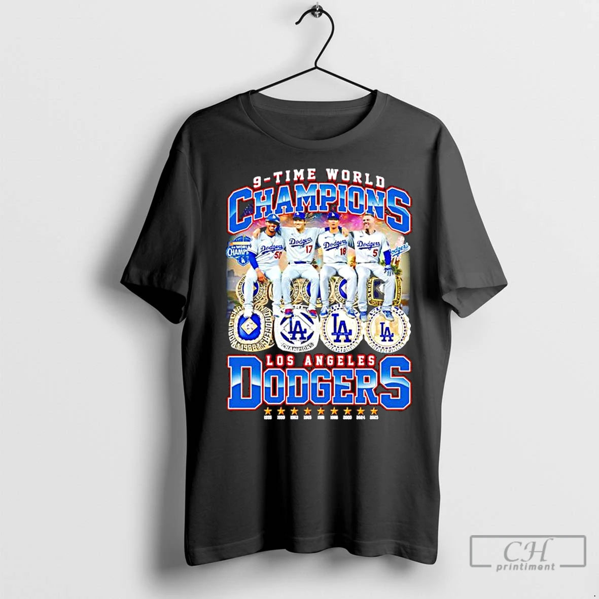 Premium 9 Time World Champions La Dodgers 2025 Shirt Hoodie Sweatshirt | PurePodTees.com