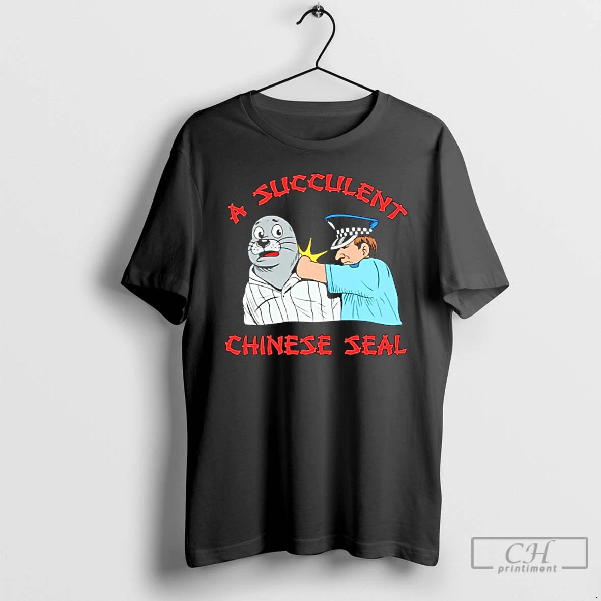 Premium A Succulent Chinese Seal Cartoon T Shirts Hoodie Sweatshirt | PurePodTees.com