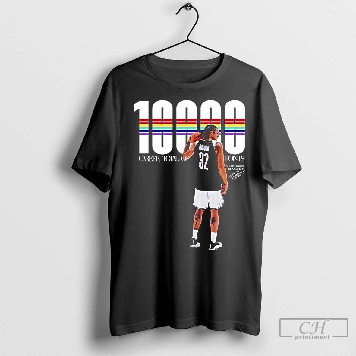 Premium Aaron Gordon 10000 Career Total Of Points Shirt Hoodie Sweatshirt | PurePodTees.com