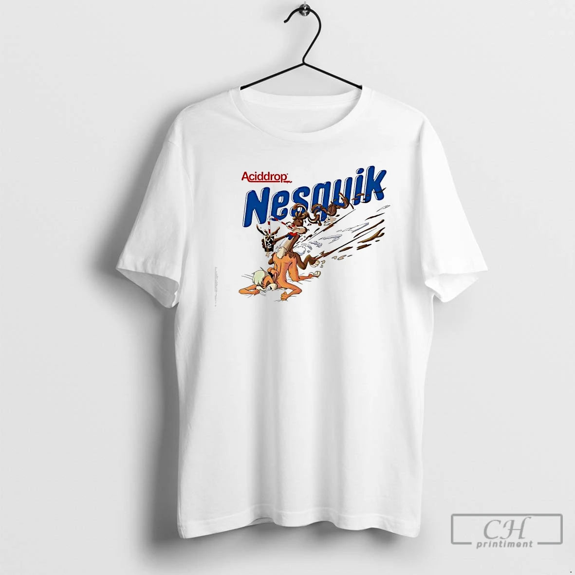 Premium Aciddrop Nesquik Bunny Shirt Hoodie Sweatshirt | PurePodTees.com
