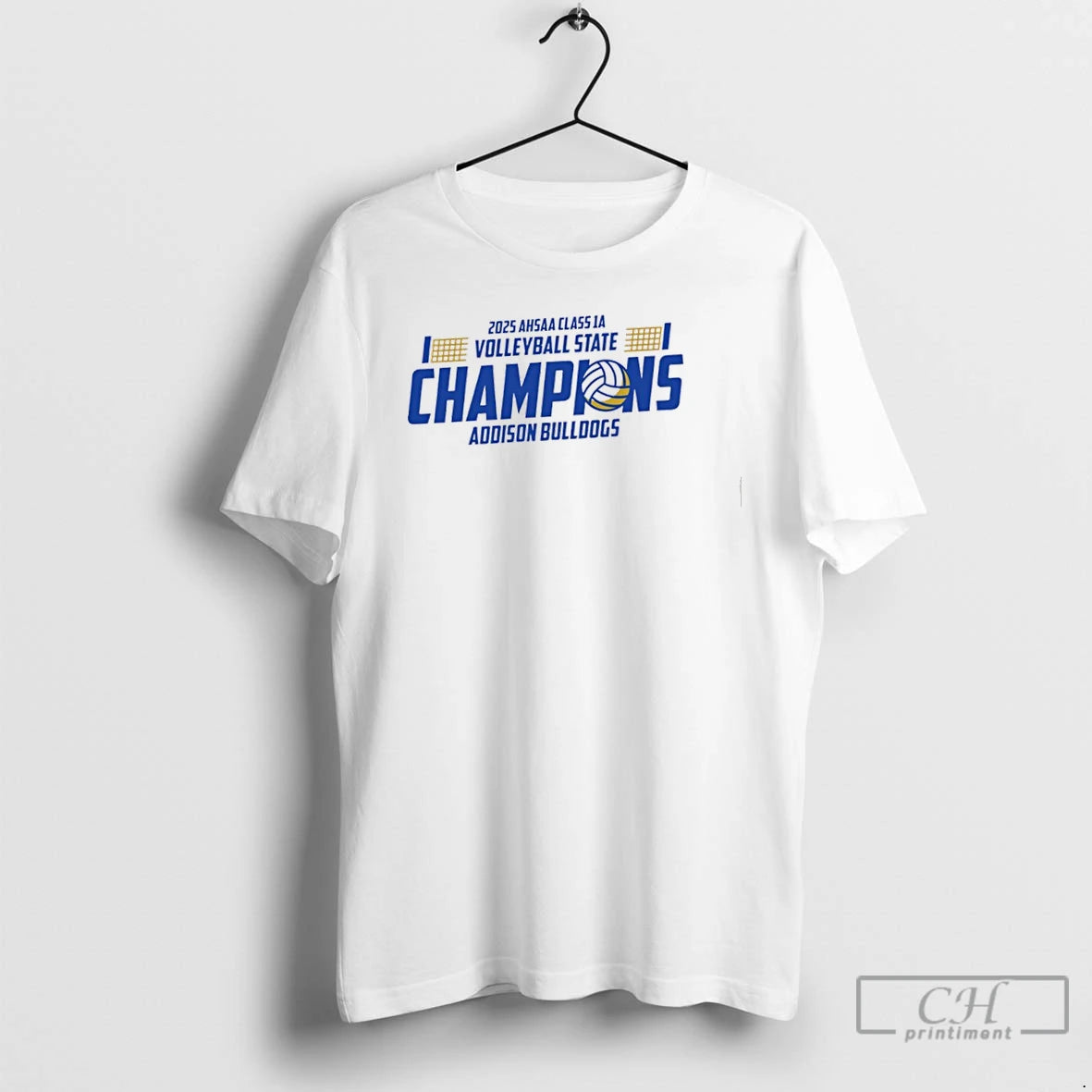 Premium Addison Bulldogs 2025 Ahsaa Volleyball 1a State Champions T Shirts Hoodie Sweatshirt | PurePodTees.com