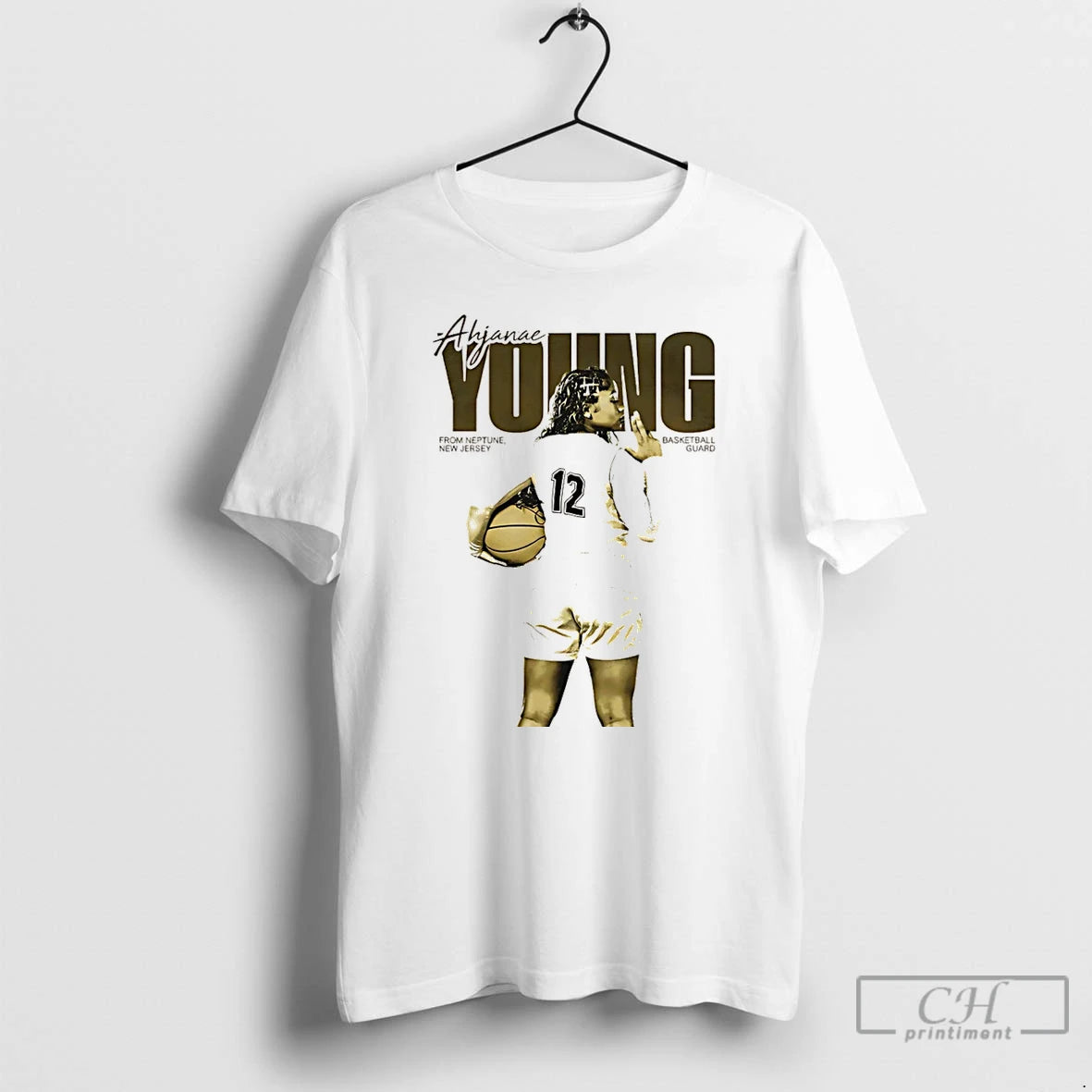 Premium Ahjanae Young West Virginia State Womens Basketball Guard Vintage Christmas T Shirts Hoodie Sweatshirt