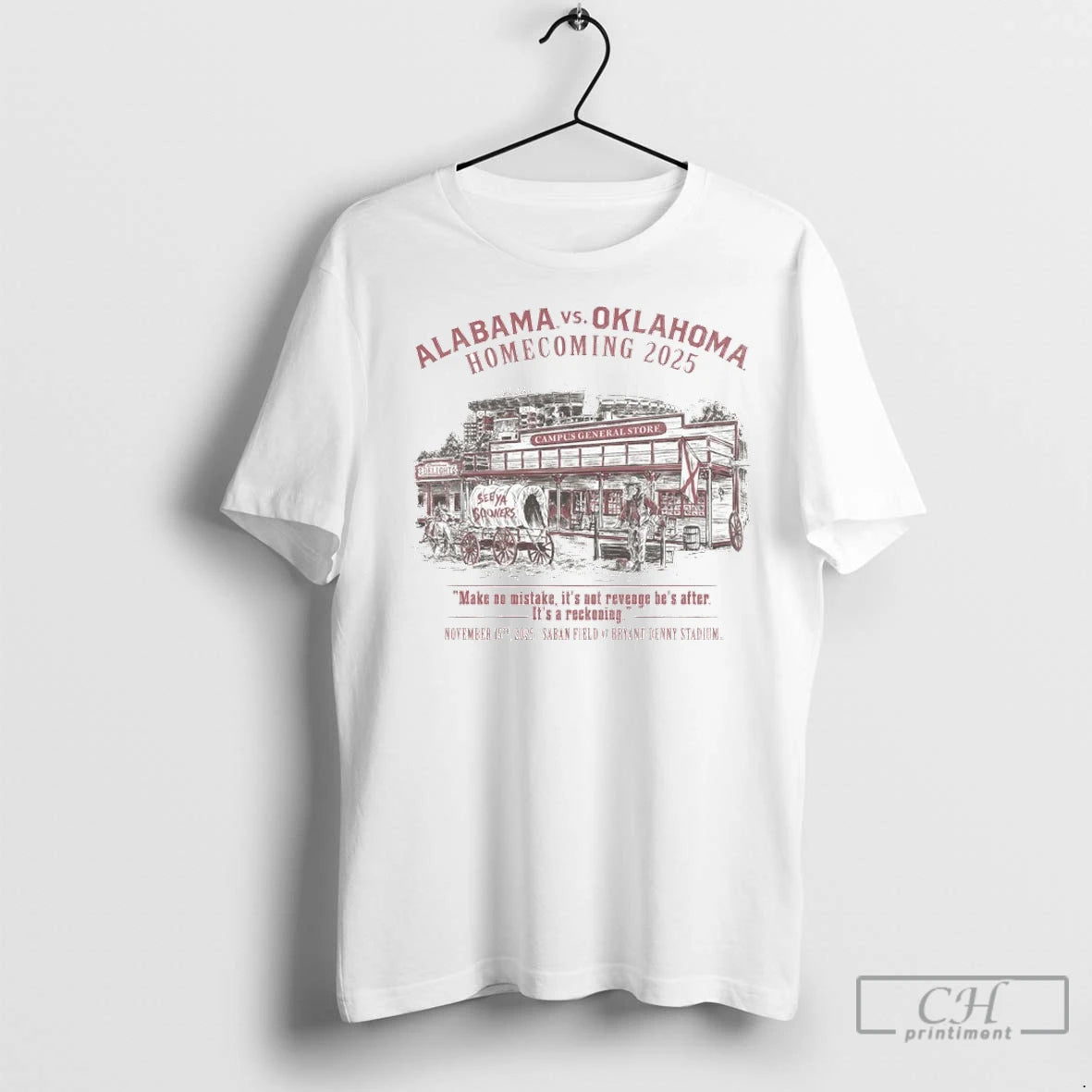Premium Alabama Vs Oklahoma 2025 Homecoming Gameday Shirt Hoodie Sweatshirt | PurePodTees.com