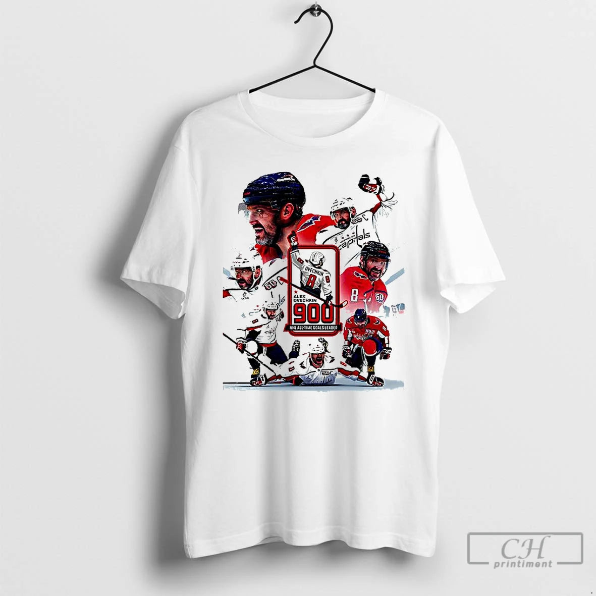Premium Alex Ovechkin 900 Nhl All Time Goals Leader T Shirts Hoodie Sweatshirt | PurePodTees.com