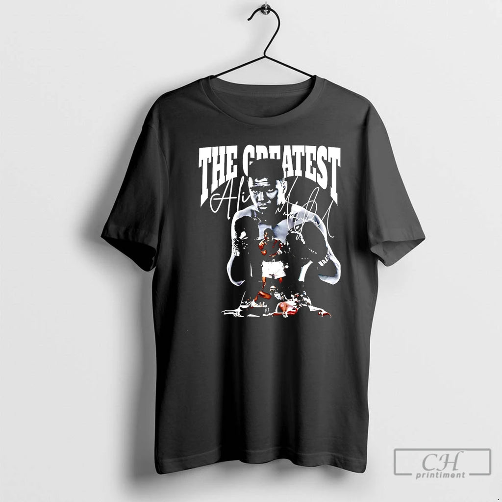 Premium Ali The Greatest Boxing Graphic T Shirts Hoodie Sweatshirt | PurePodTees.com