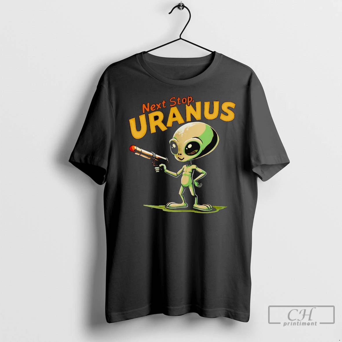 Premium Alien Next Stop Uranus Shirt Hoodie Sweatshirt | PurePodTees.com