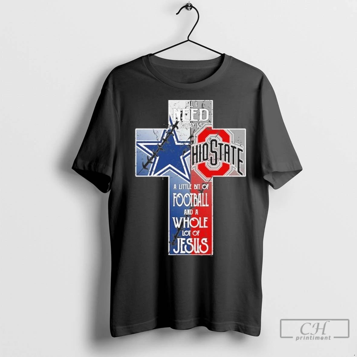 Premium All I Need Today Is A Little Bit Of Cowboys And Buckeyes And Shirt Hoodie Sweatshirt | PurePodTees.com