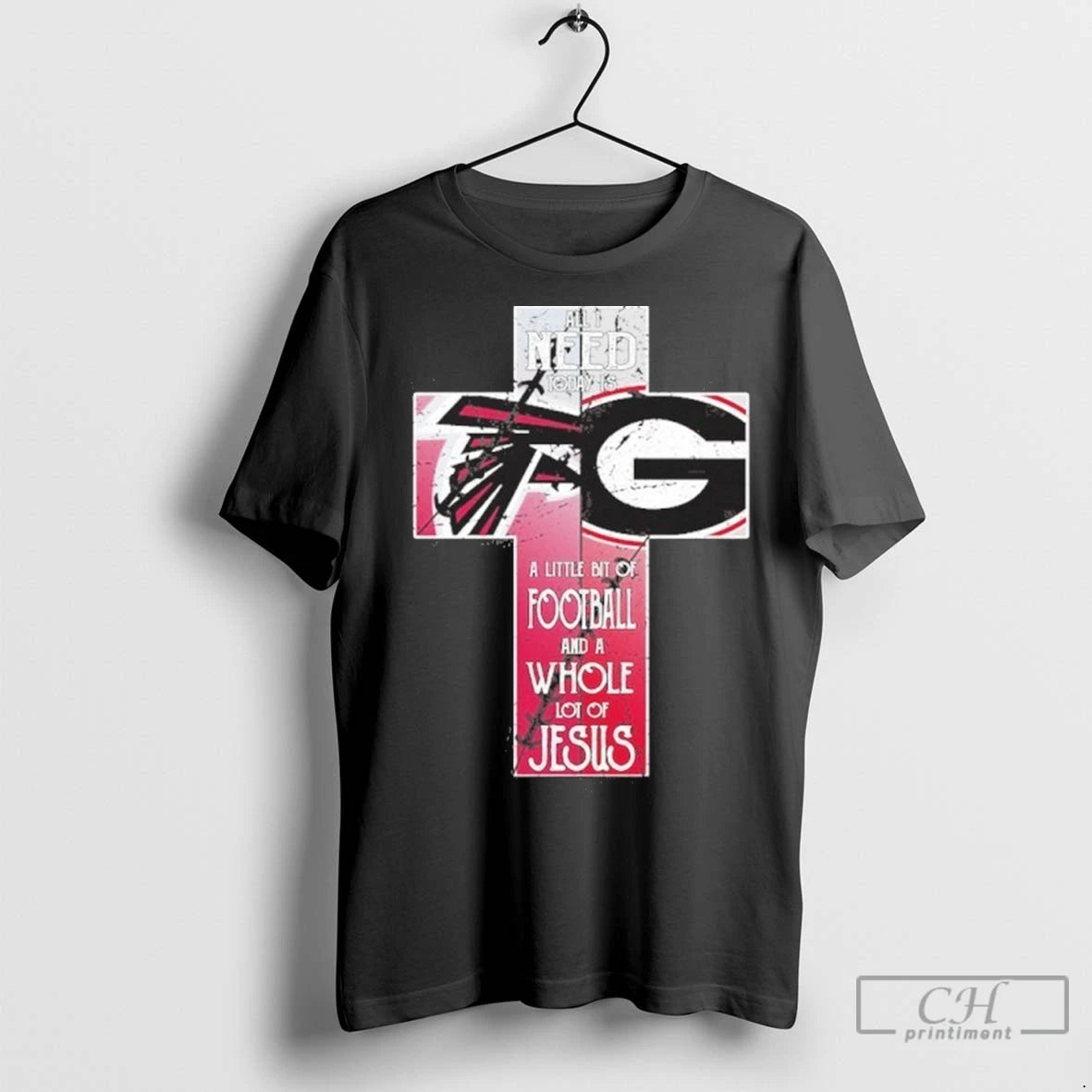 Premium All I Need Today Is A Little Bit Of Falcons And Bulldogs A Whole Shirt Hoodie Sweatshirt | PurePodTees.com