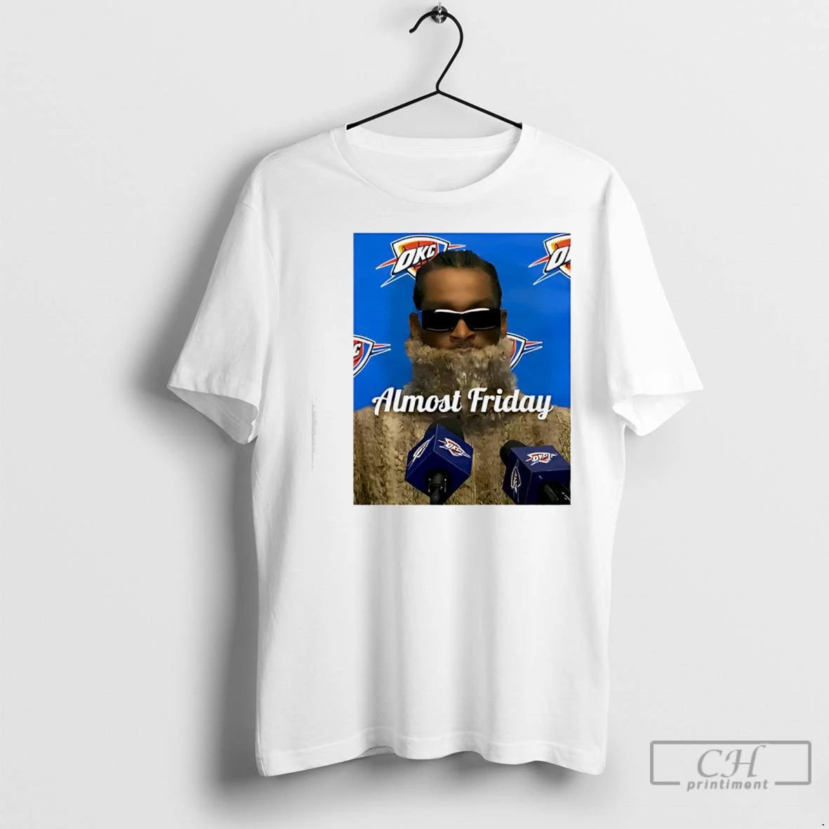 Premium Almost Friday Shai Gilgeous Alexander Of The Oklahoma City Thunder Okc Shirt Hoodie Sweatshirt | PurePodTees.com