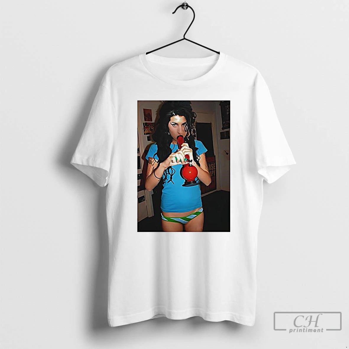 Premium Amy Winehouse Smoking Bong Meme Shirt Hoodie Sweatshirt | PurePodTees.com