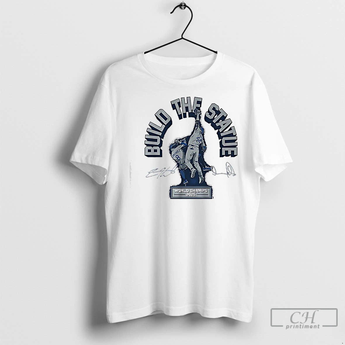 Premium Andy Pages And Kike Hernandez Builo The Staue World Champs Los Angeles Dodgers Shirt Hoodie Sweatshirt