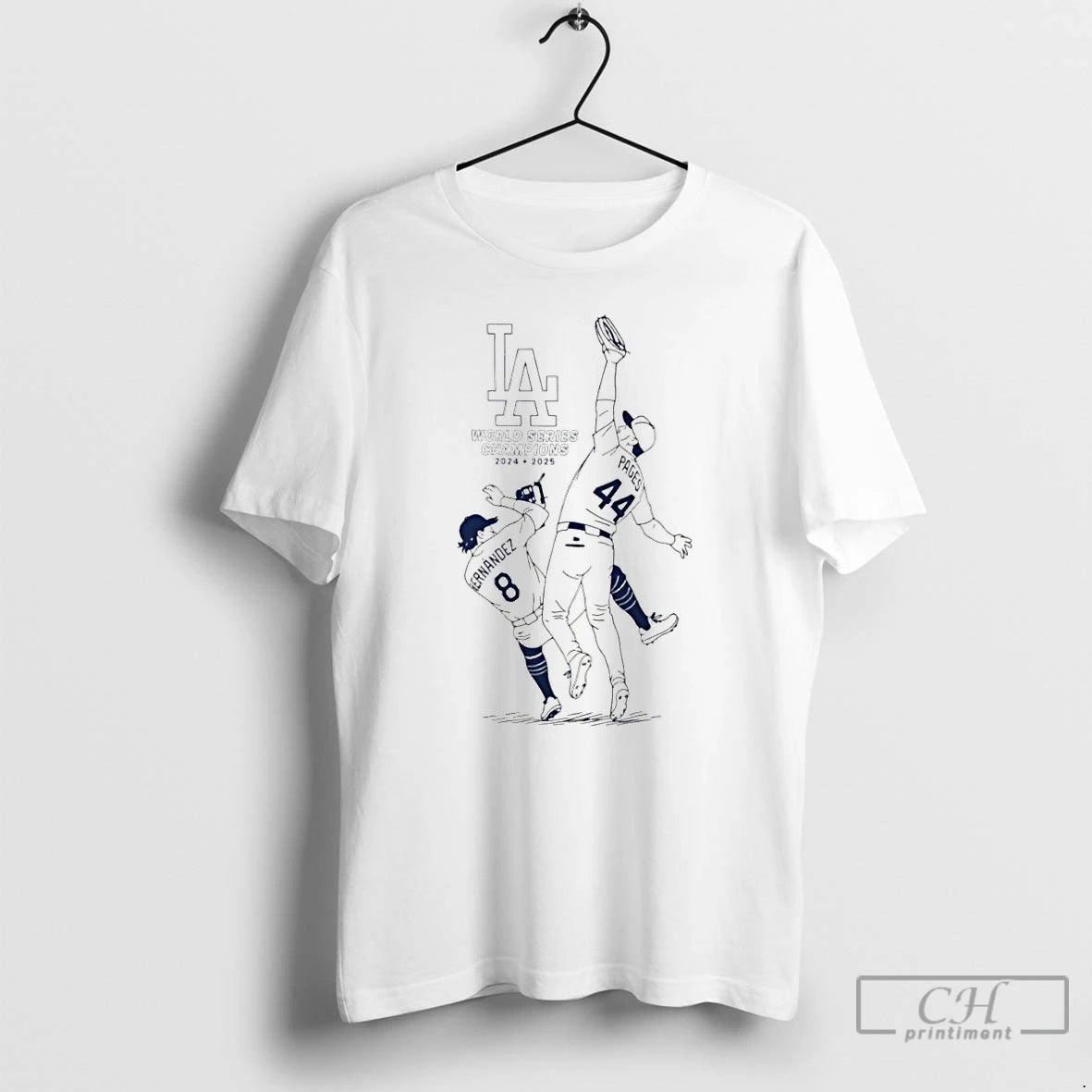 Premium Andy Pages And Kike Hernandez Catch Illustration Los Angeles Dodgers 24 25 World Series Shirt Hoodie Sweatshirt