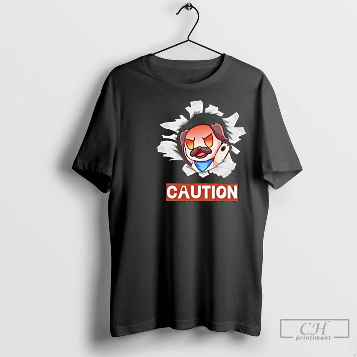 Premium Andy Rage Caution Circle Black Shirt Hoodie Sweatshirt | PurePodTees.com