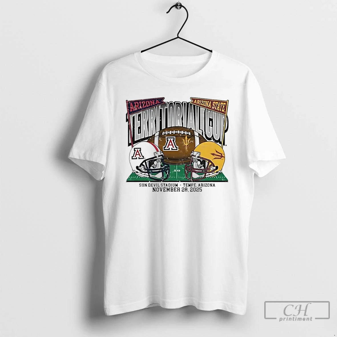 Premium Arizona State Sun Devils Vs Arizona Wildcats 2025 Territorial Cup Helmets T Shirts Hoodie Sweatshirt