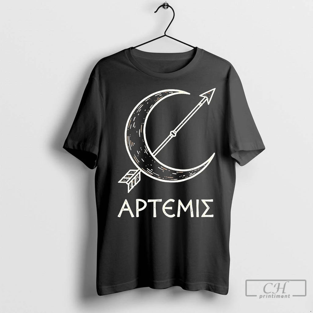 Premium Artemis In Greek Shirt Hoodie Sweatshirt | PurePodTees.com