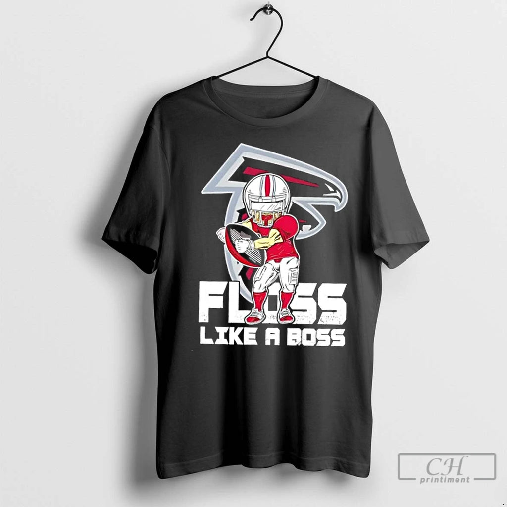 Premium Atlanta Falcons Football Floss Like A Boss Shirt Hoodie Sweatshirt | PurePodTees.com