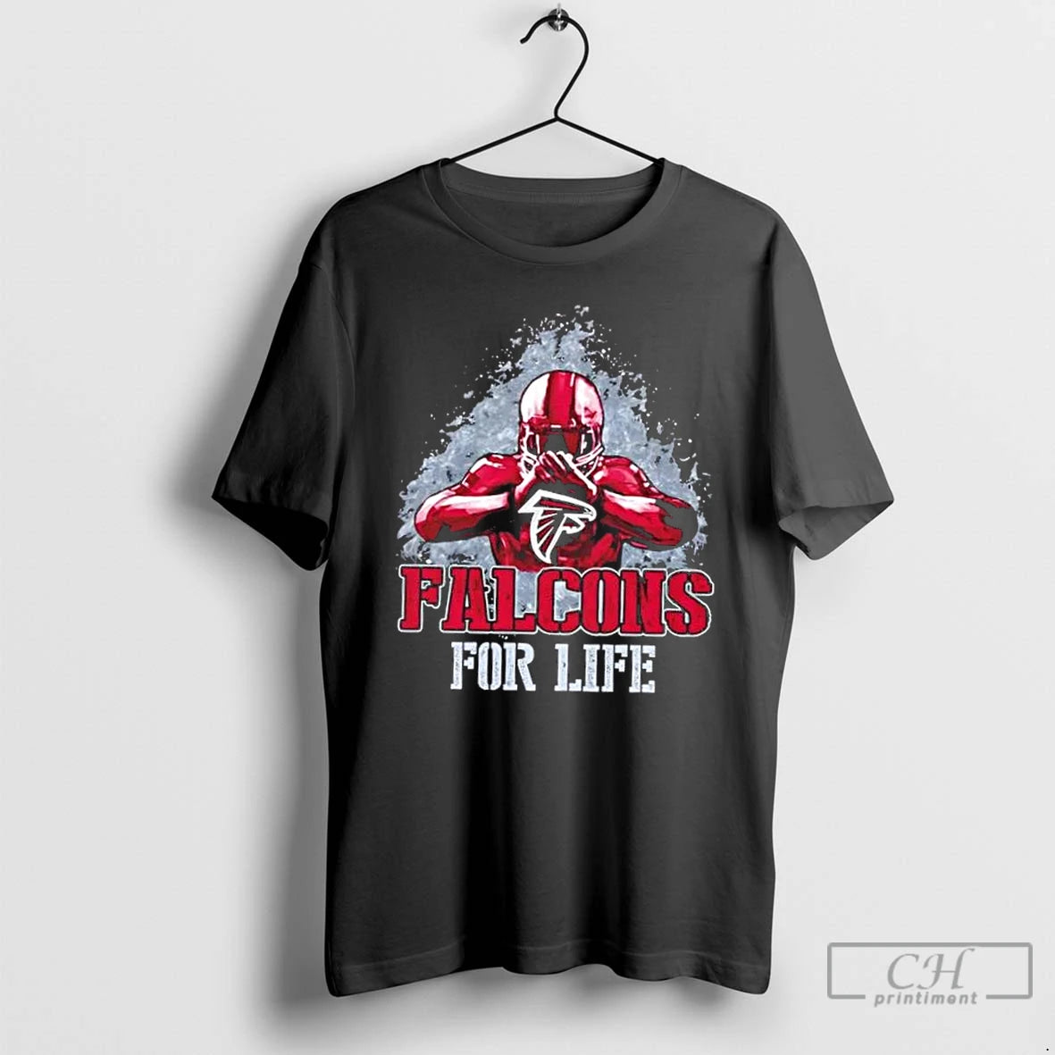Premium Atlanta Falcons Football For Life T Shirts Hoodie Sweatshirt | PurePodTees.com