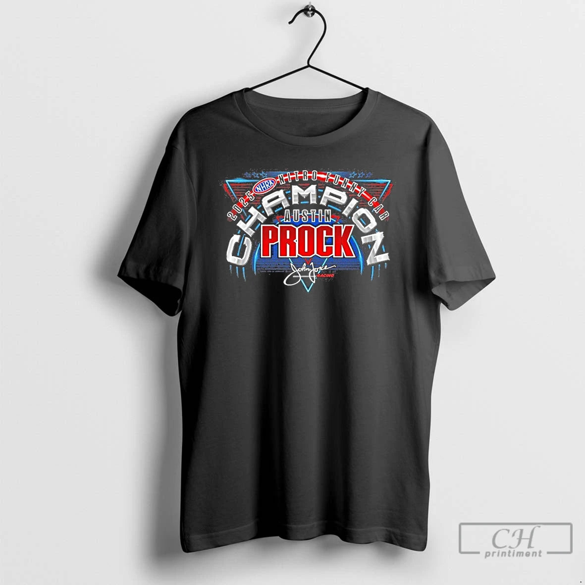 Premium Austin Prock 2025 Funny Car Champion Signature Shirt Hoodie Sweatshirt | PurePodTees.com