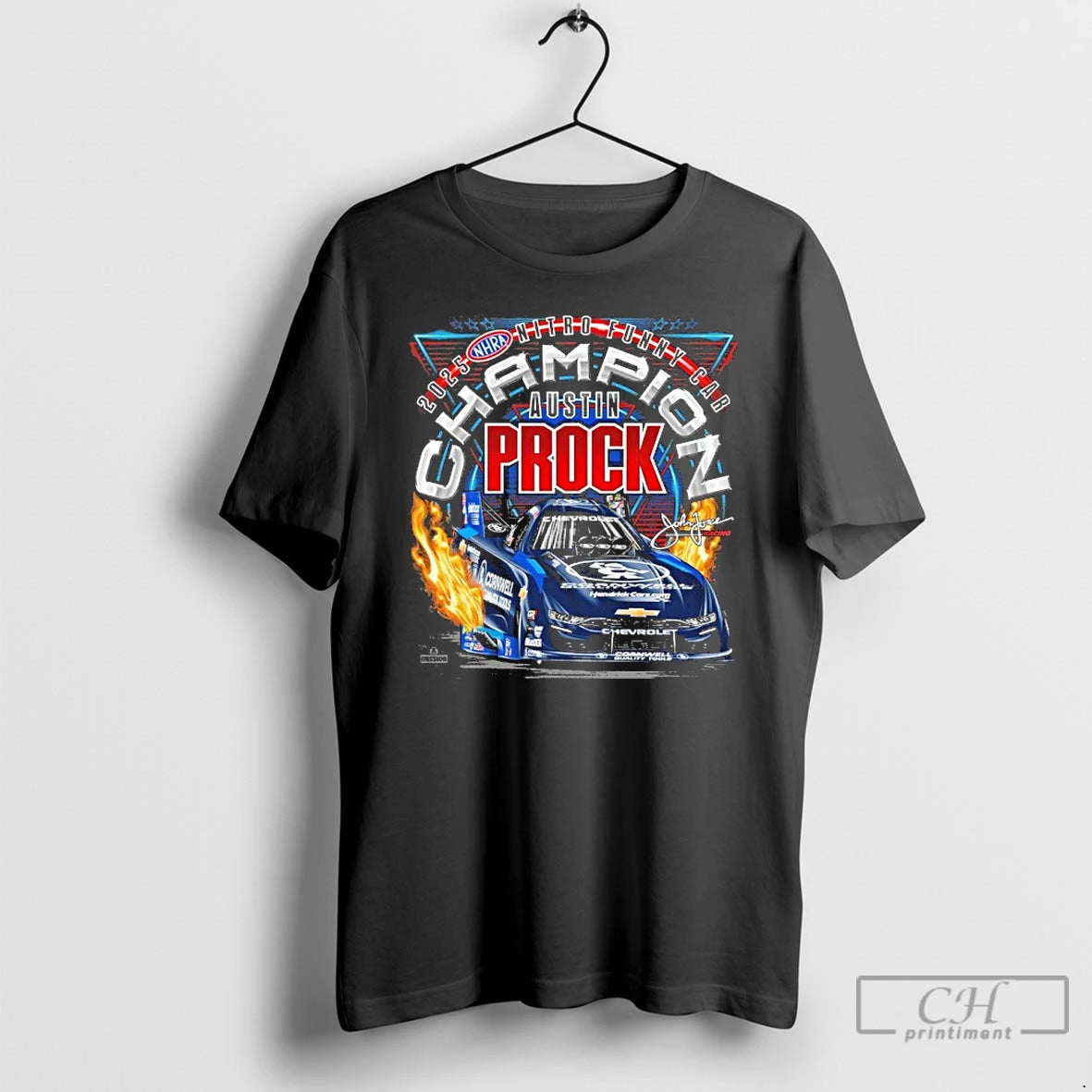 Premium Austin Prock 2025 Nhra Nitro Funny Car Champion Shirt Hoodie Sweatshirt | PurePodTees.com